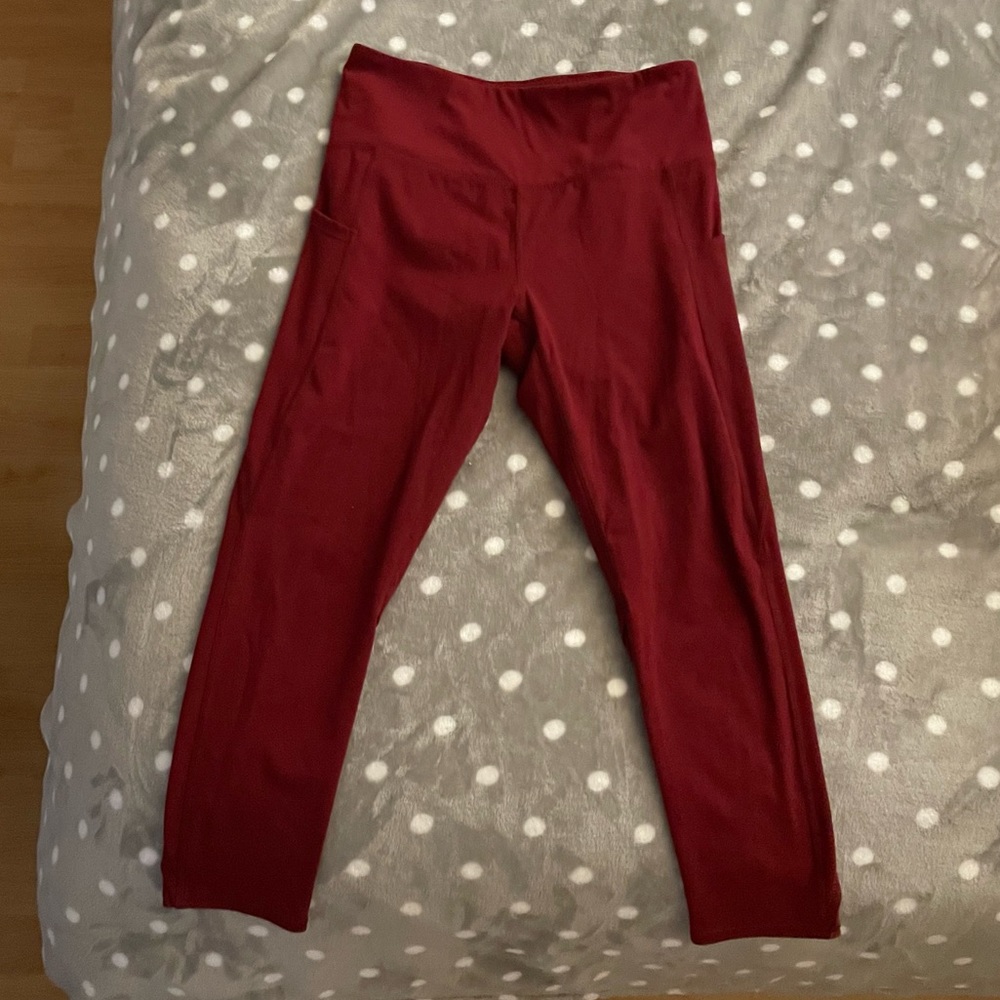 NEW: Redish/ burgundy leggings
